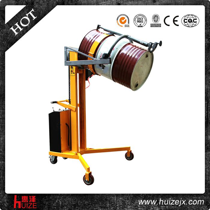 半電動(dòng)油桶車(chē)（直角腿，夾鐵桶翻轉）