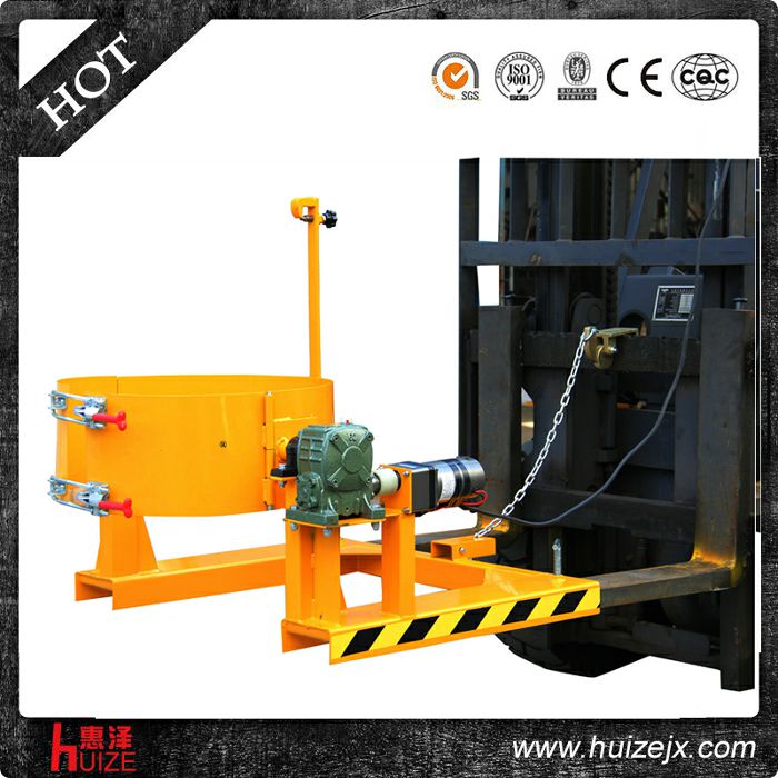 叉車(chē)專(zhuān)用倒桶機具（塑鐵桶，電翻轉）