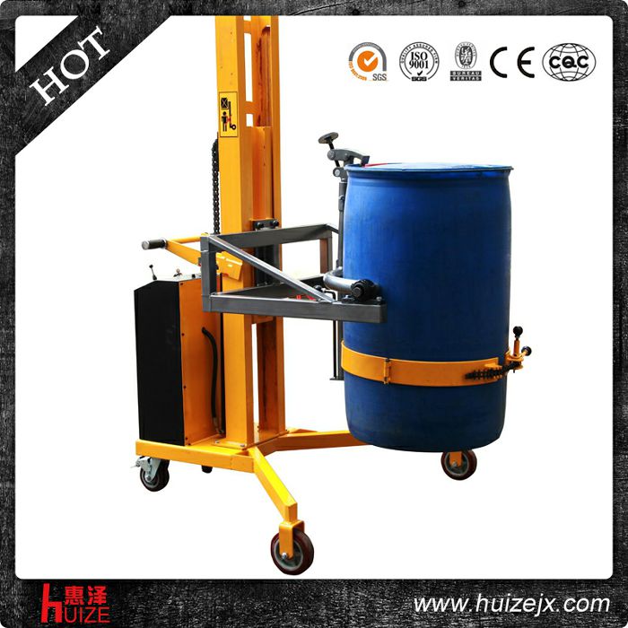 半電動(dòng)油桶車(chē)（直角腿，夾鐵桶翻轉）